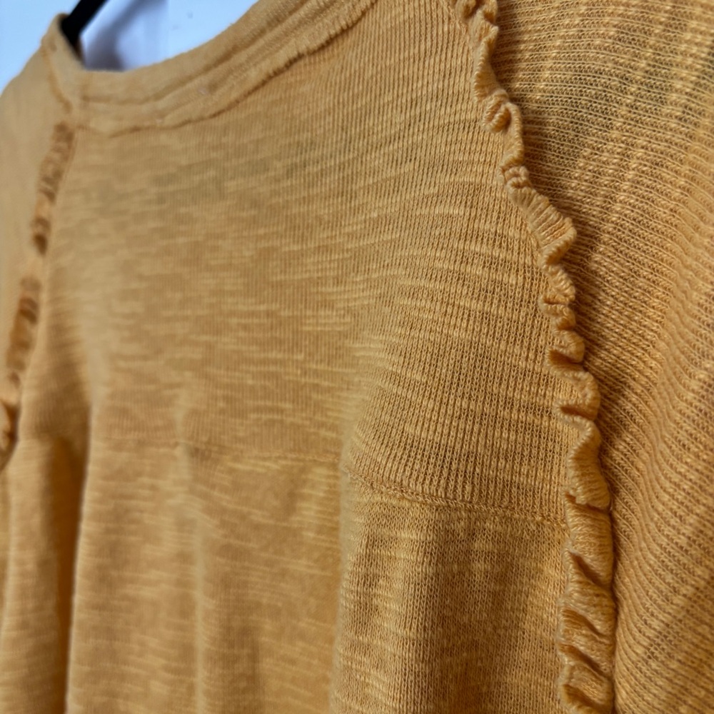 Anthropologie mustard yellow sweater - Picture 8 of 11